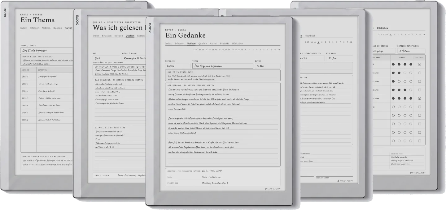 The Planner · Zettelkasten
