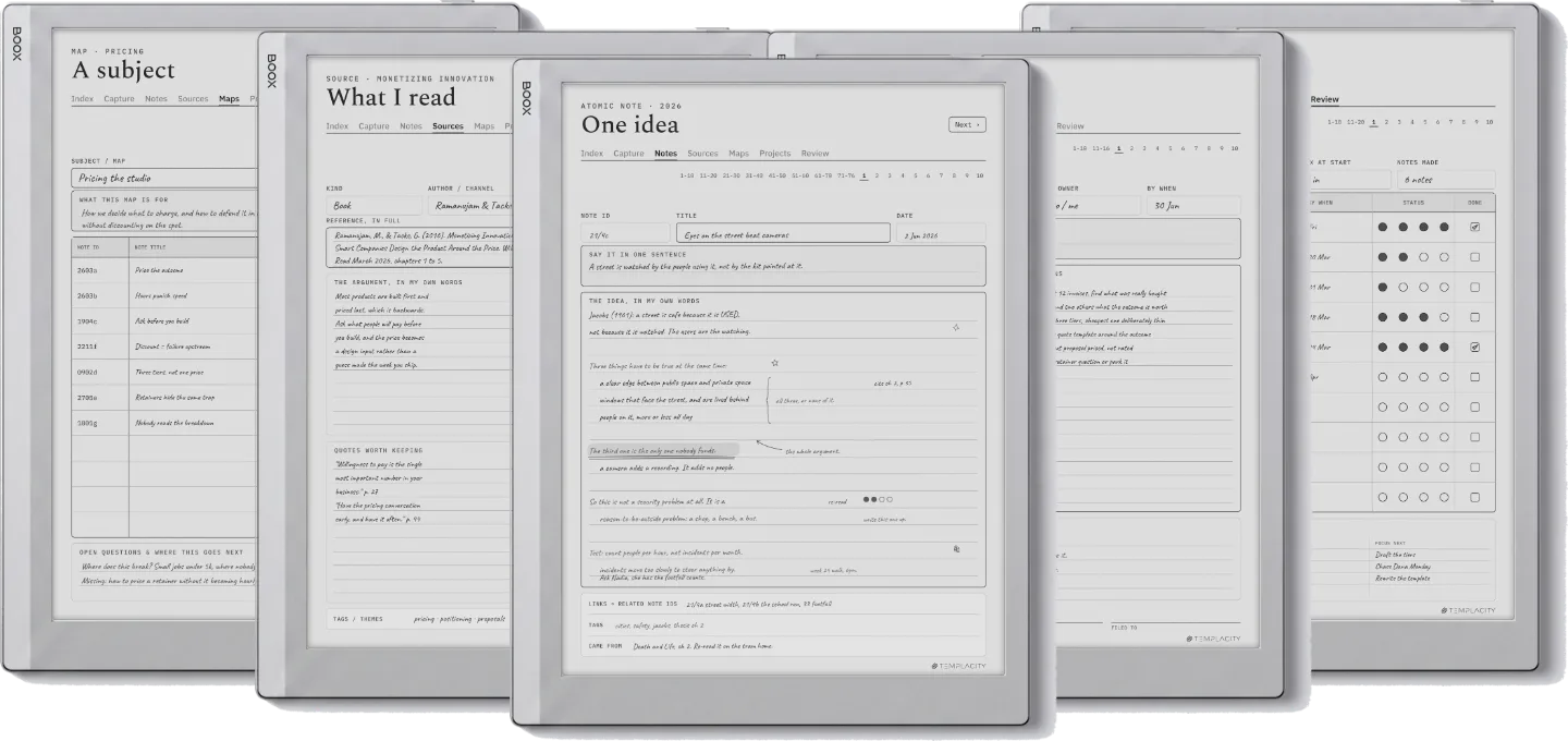 The Planner · Zettelkasten