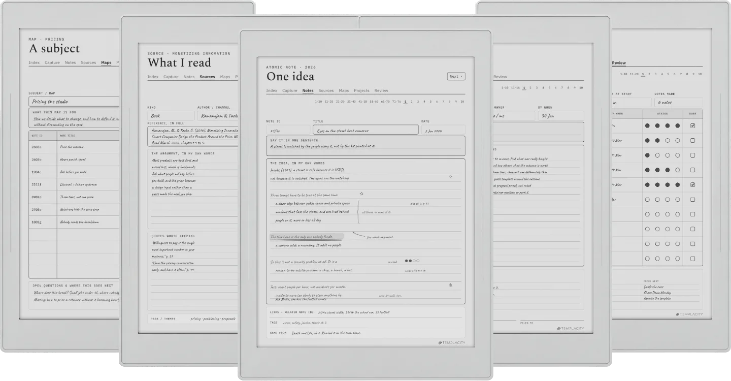 The Planner · Zettelkasten