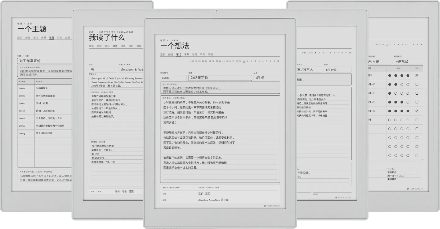 规划本 · Zettelkasten