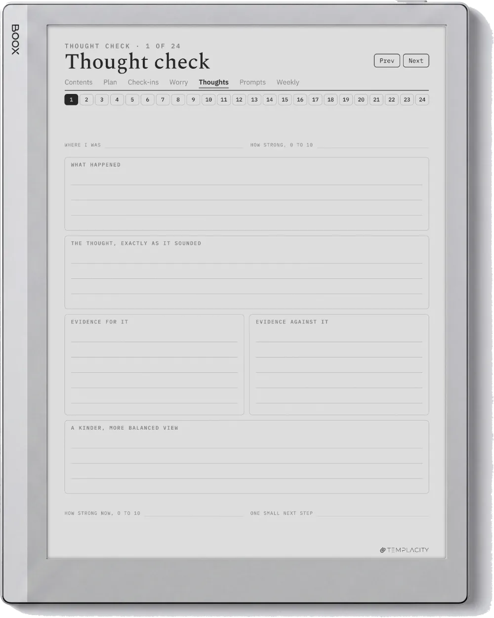 The Anxiety Journal Boox Go 10.3 page 8