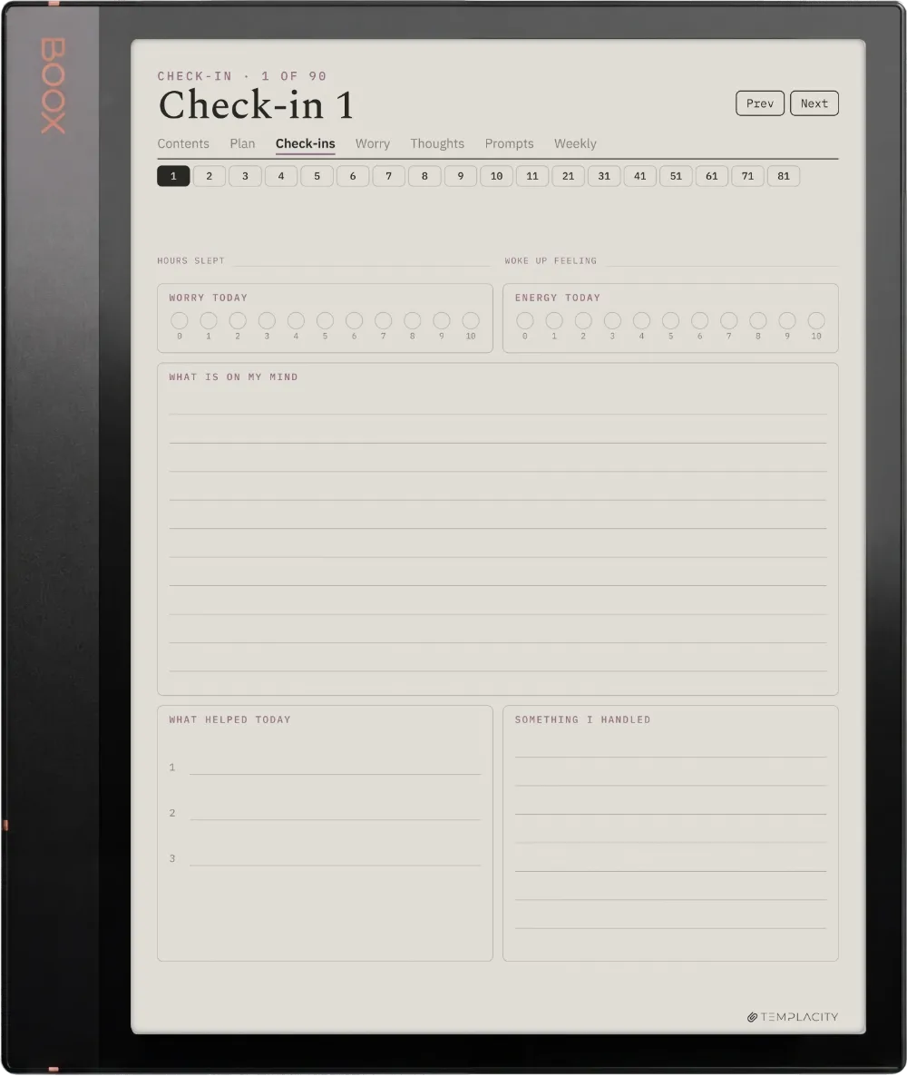 The Anxiety Journal Boox Note Air3 C page 6
