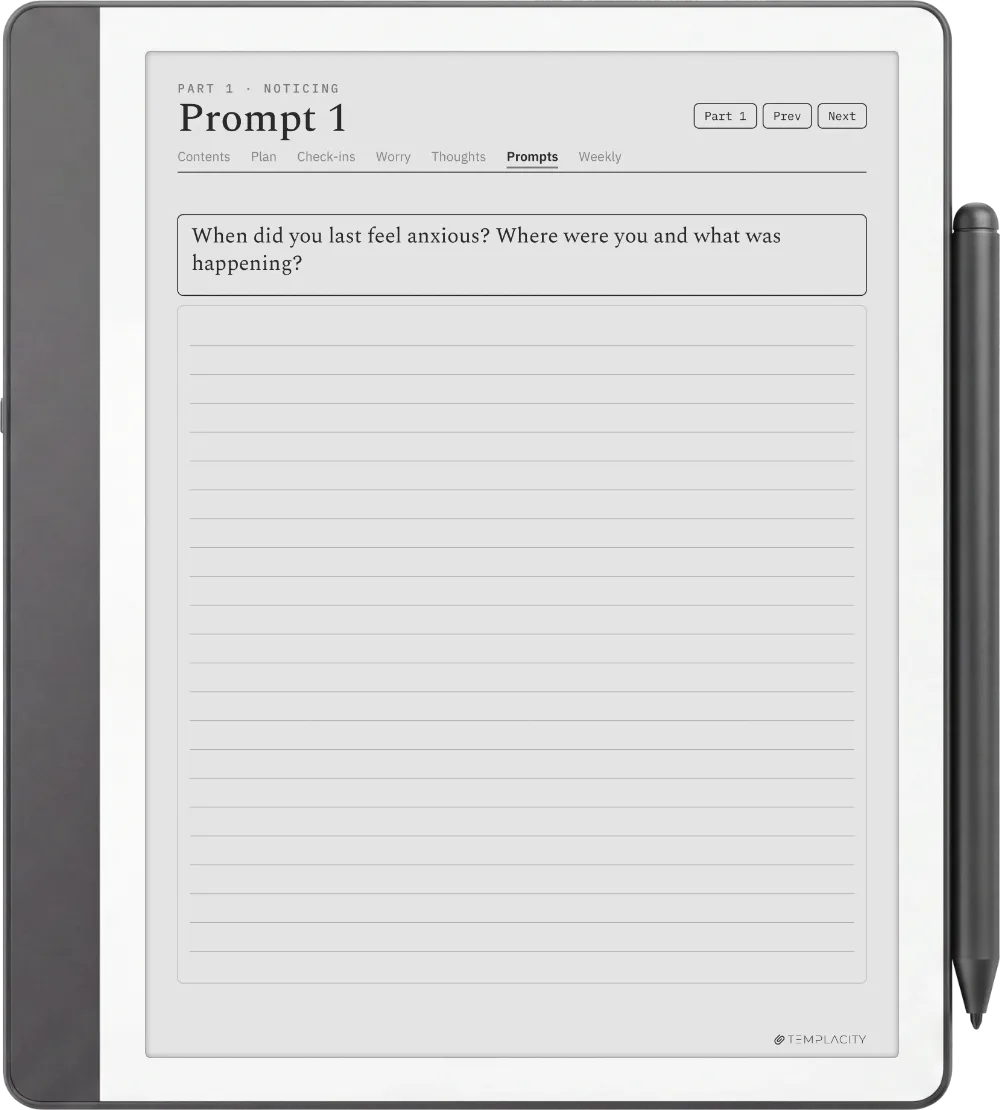 The Anxiety Journal Kindle Scribe page 9