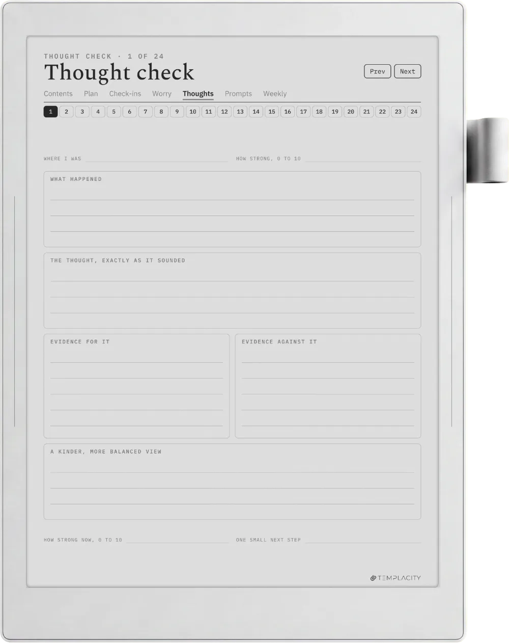 The Anxiety Journal Supernote Manta page 8