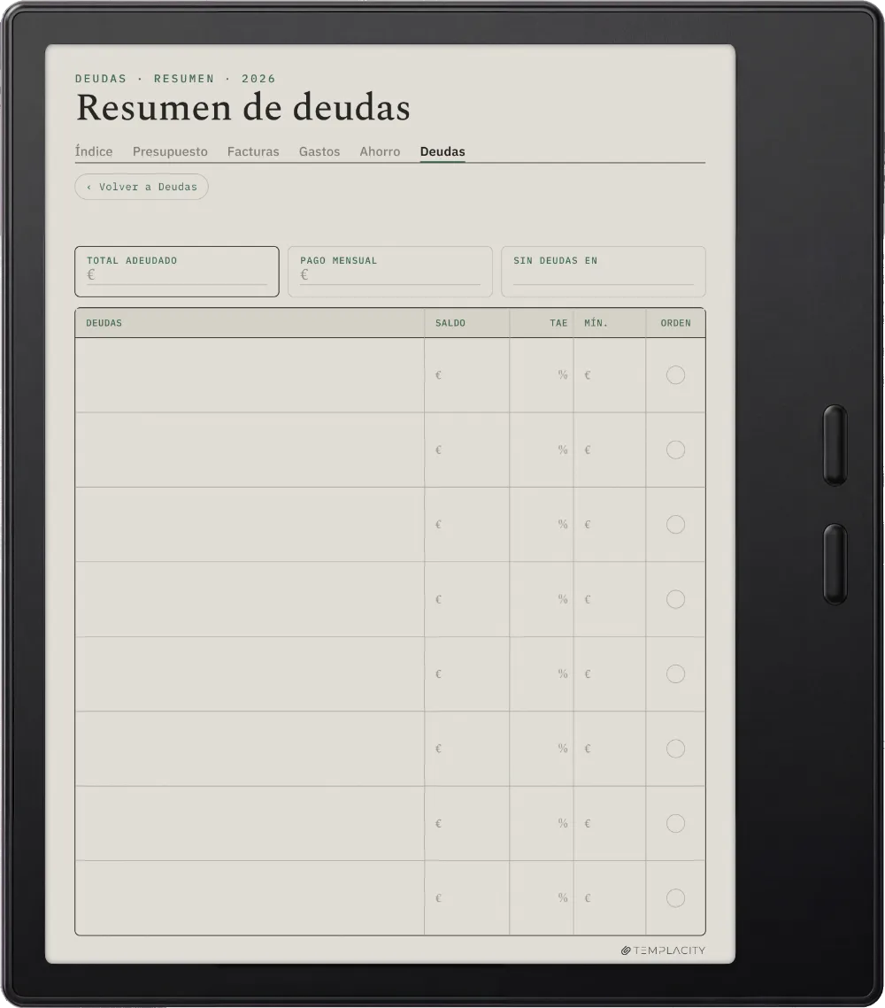 The Planner · Presupuesto Boox Go Color 7 (Gen II) página 5