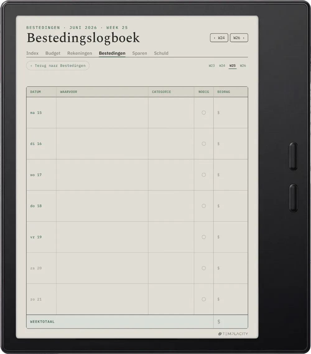 The Planner · Budget Boox Go Color 7 (Gen II) pagina 3