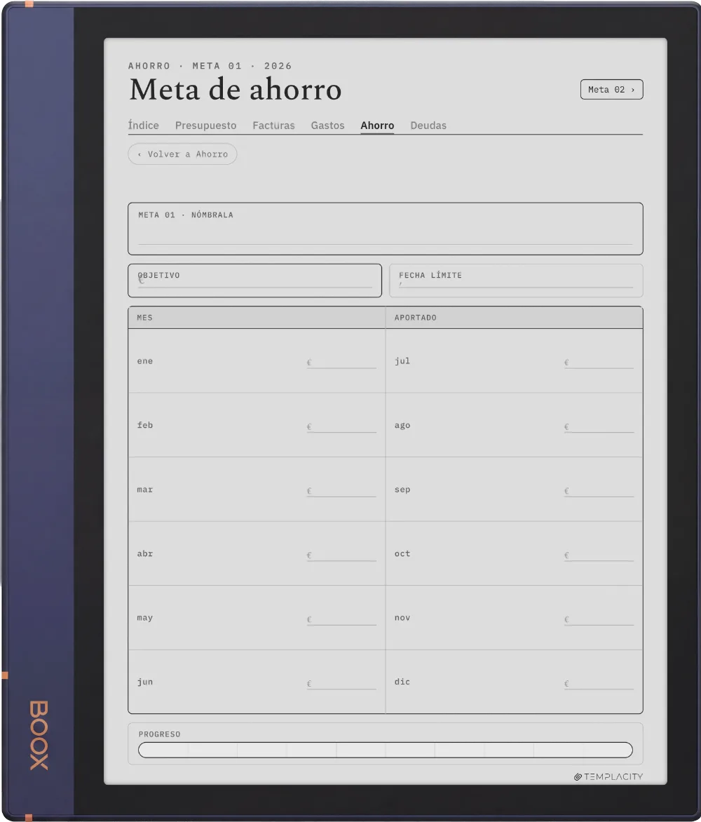 The Planner · Presupuesto Boox Note Air2 página 4
