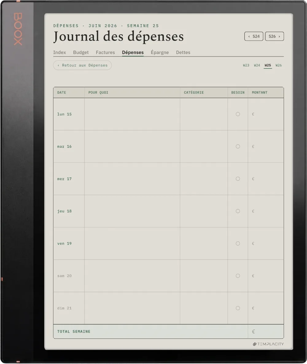 The Planner · Budget Boox Note Air3 C page 3