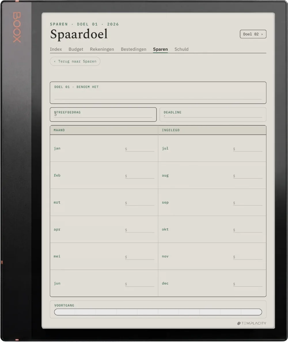 The Planner · Budget Boox Note Air3 C pagina 4