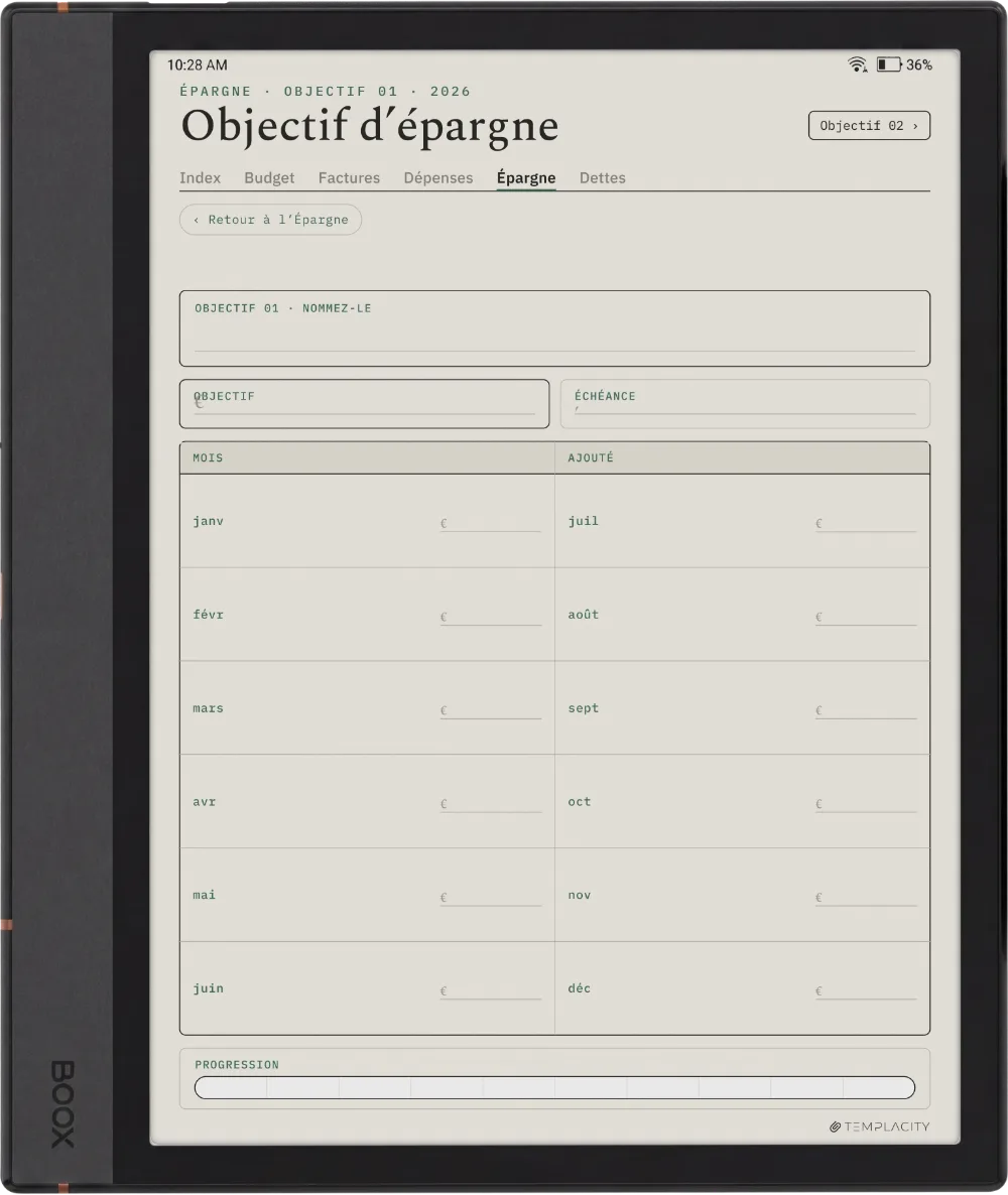 The Planner · Budget Boox Note Air4 C page 4
