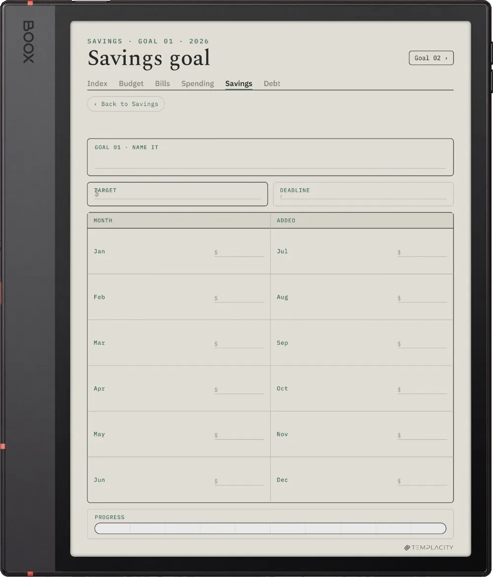 The Planner · Budget Boox Note Air5 C page 4