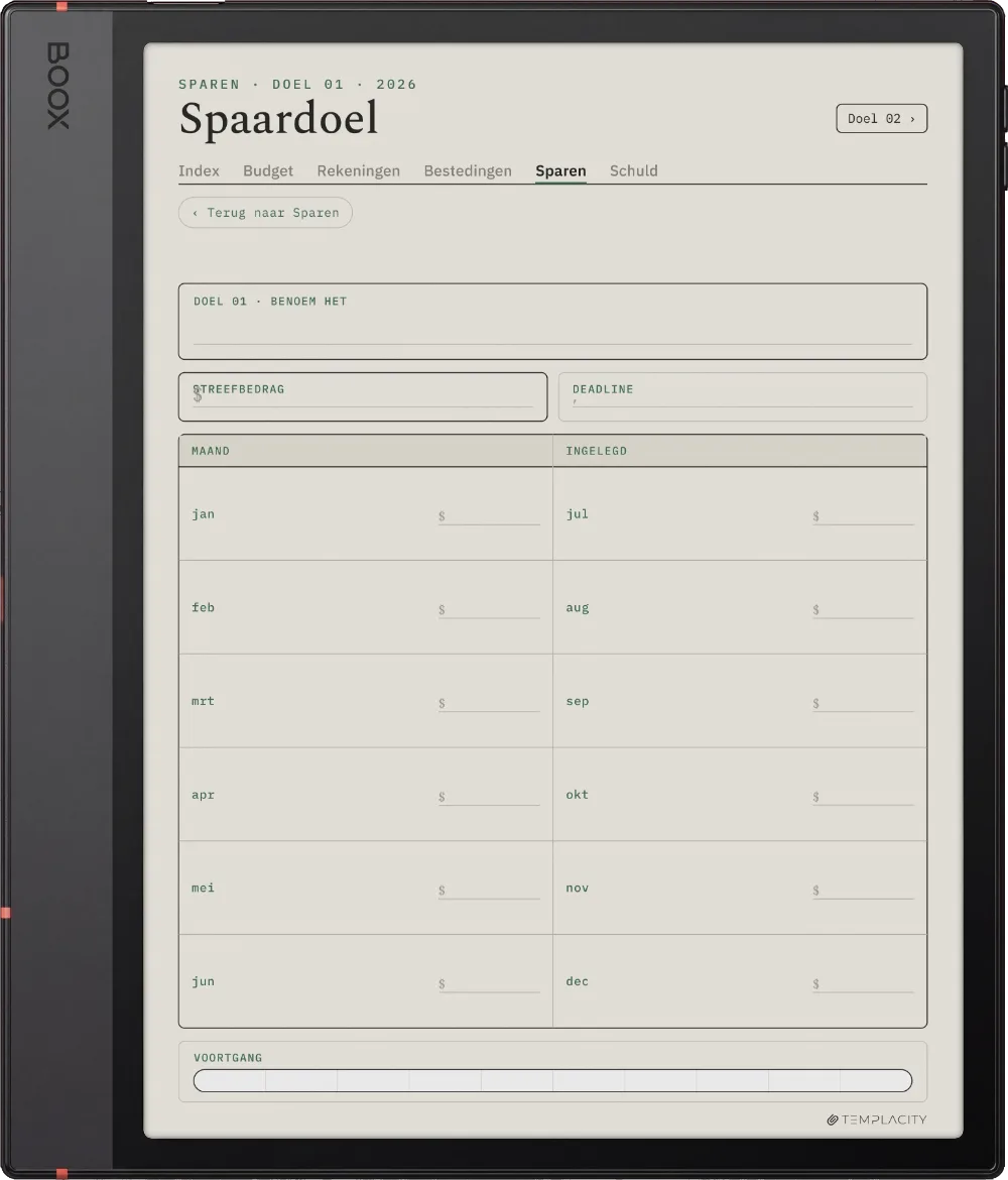 The Planner · Budget Boox Note Air5 C pagina 4