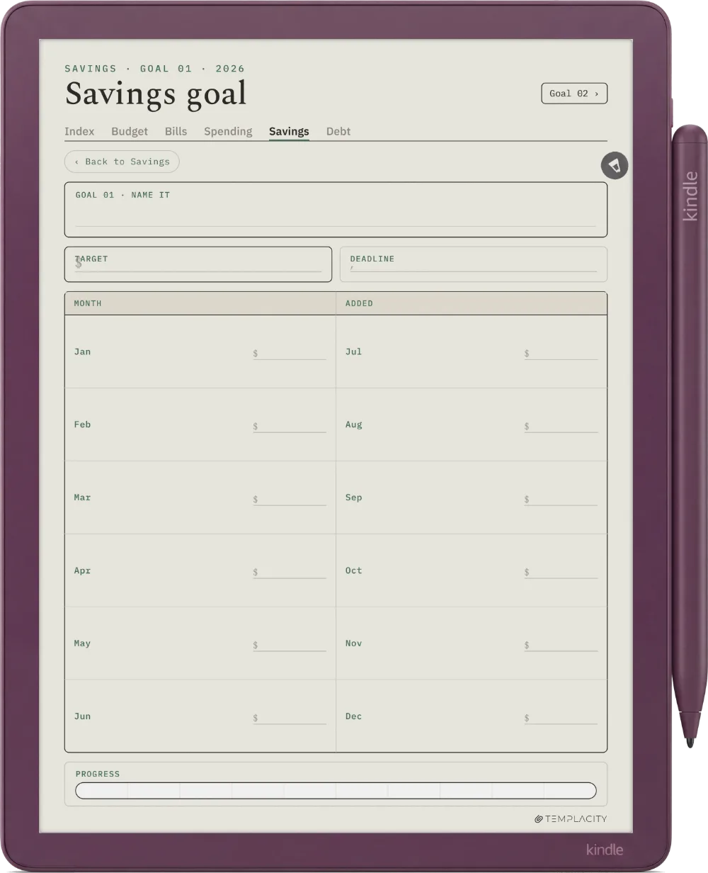 The Planner · Budget Kindle Scribe Colorsoft page 4