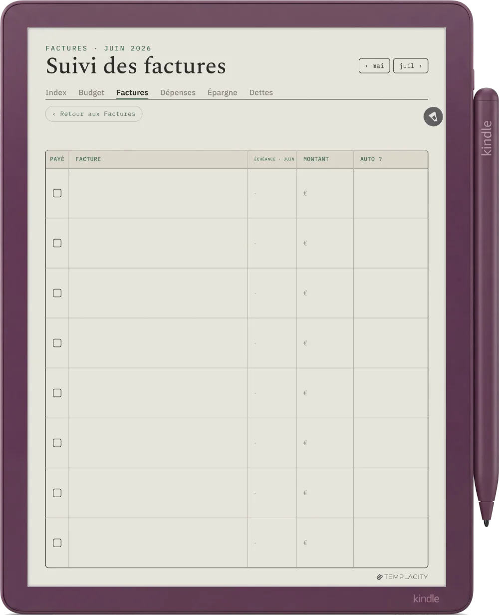 The Planner · Budget Kindle Scribe Colorsoft page 2