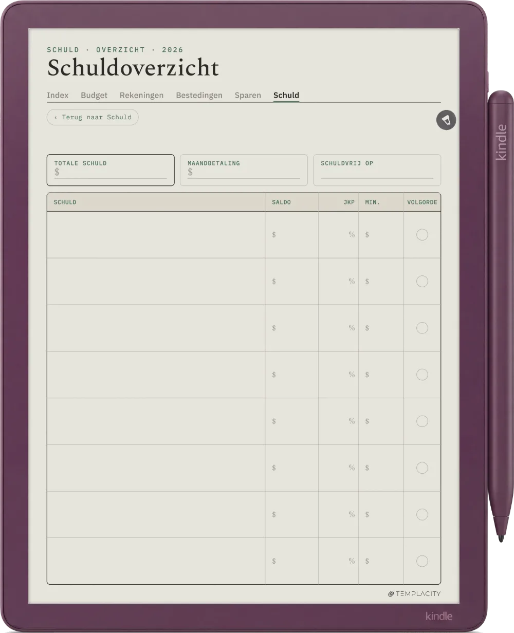 The Planner · Budget Kindle Scribe Colorsoft pagina 5