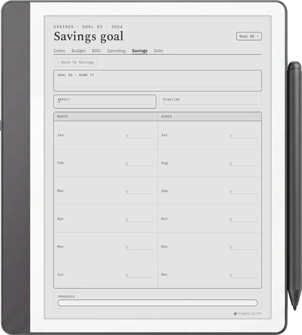 The Planner · Budget Kindle Scribe page 4