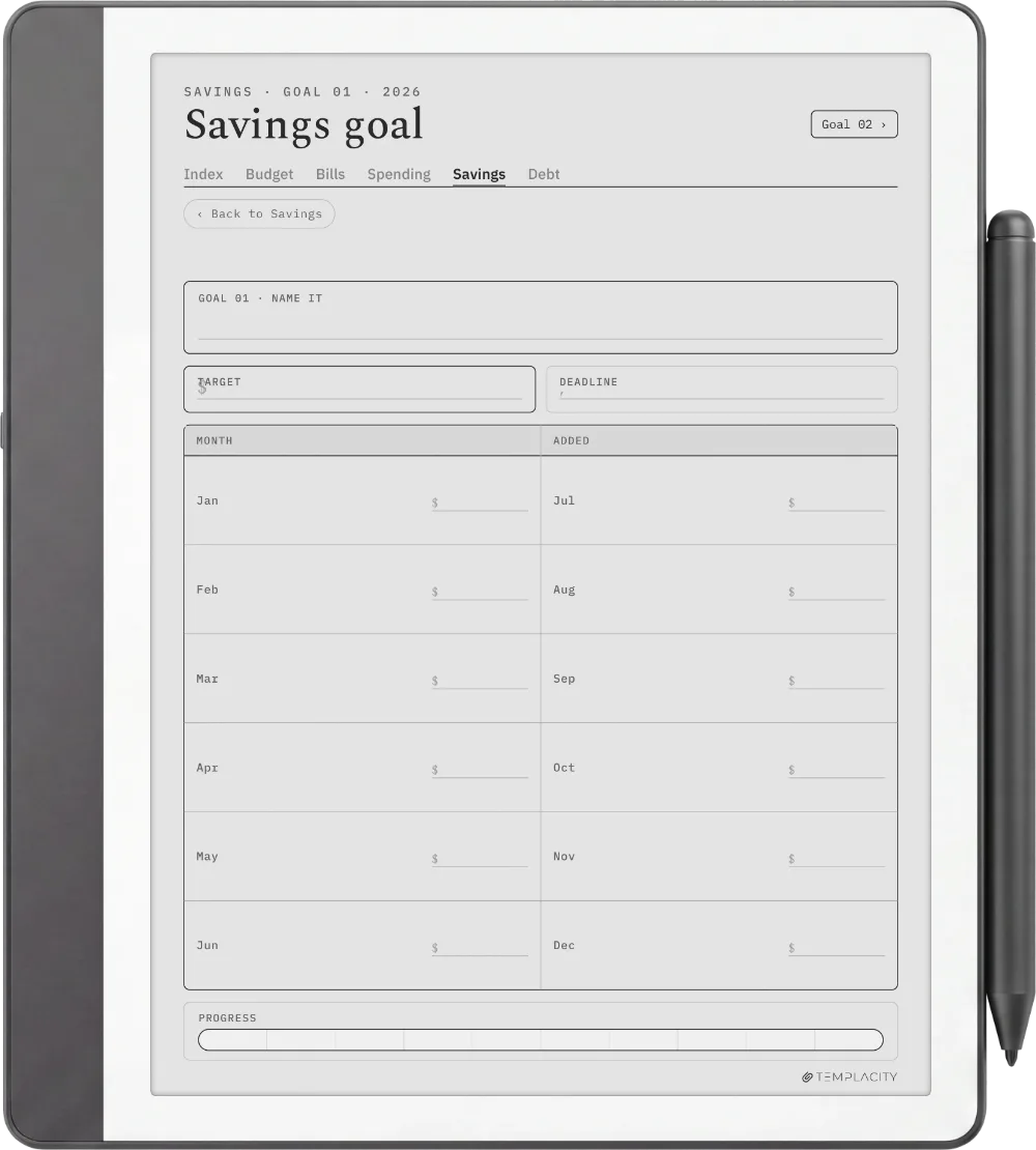 The Planner · Budget Kindle Scribe page 4