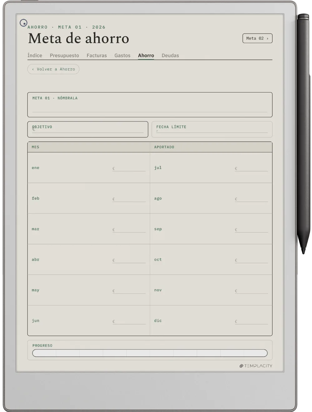 The Planner · Presupuesto reMarkable Paper Pro página 4