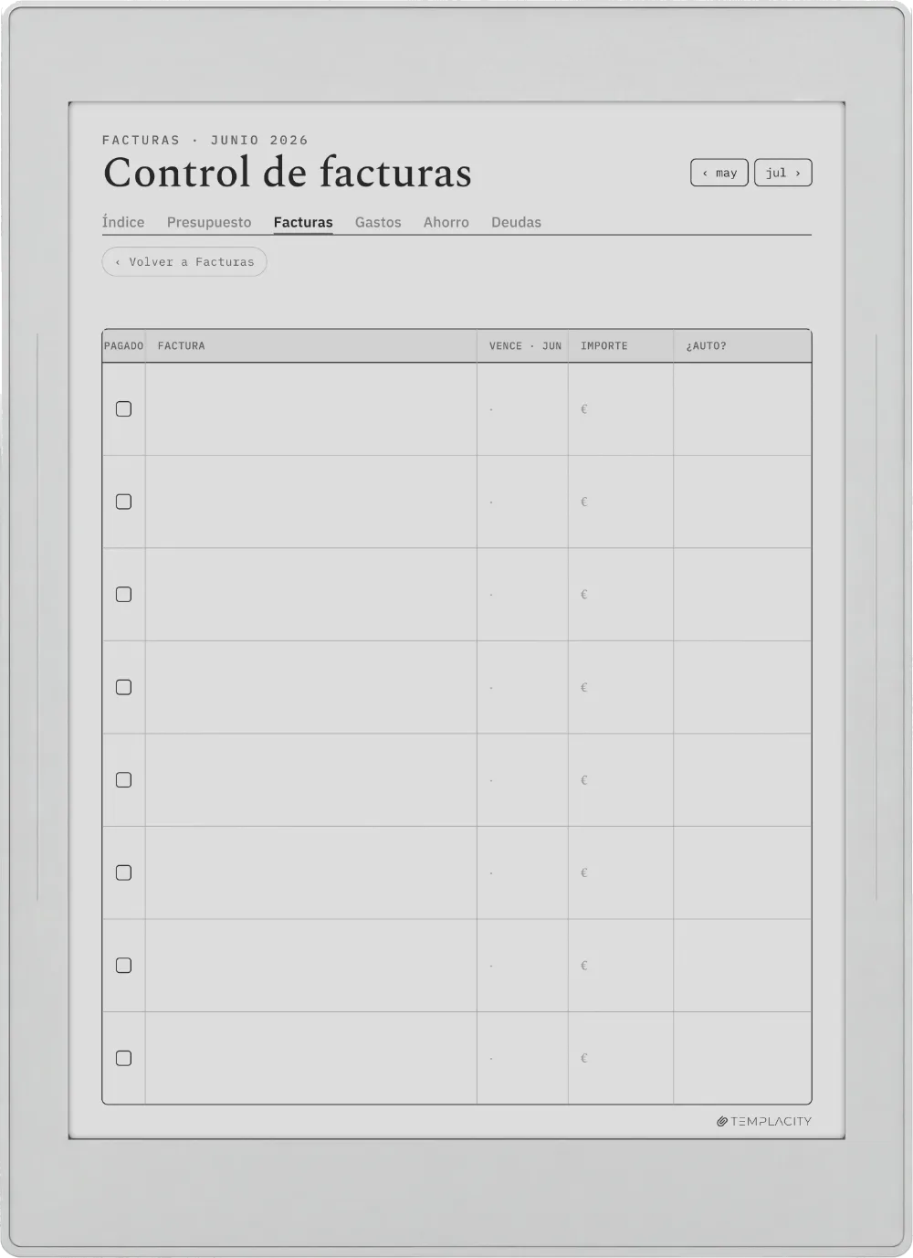 The Planner · Presupuesto Supernote Nomad página 2