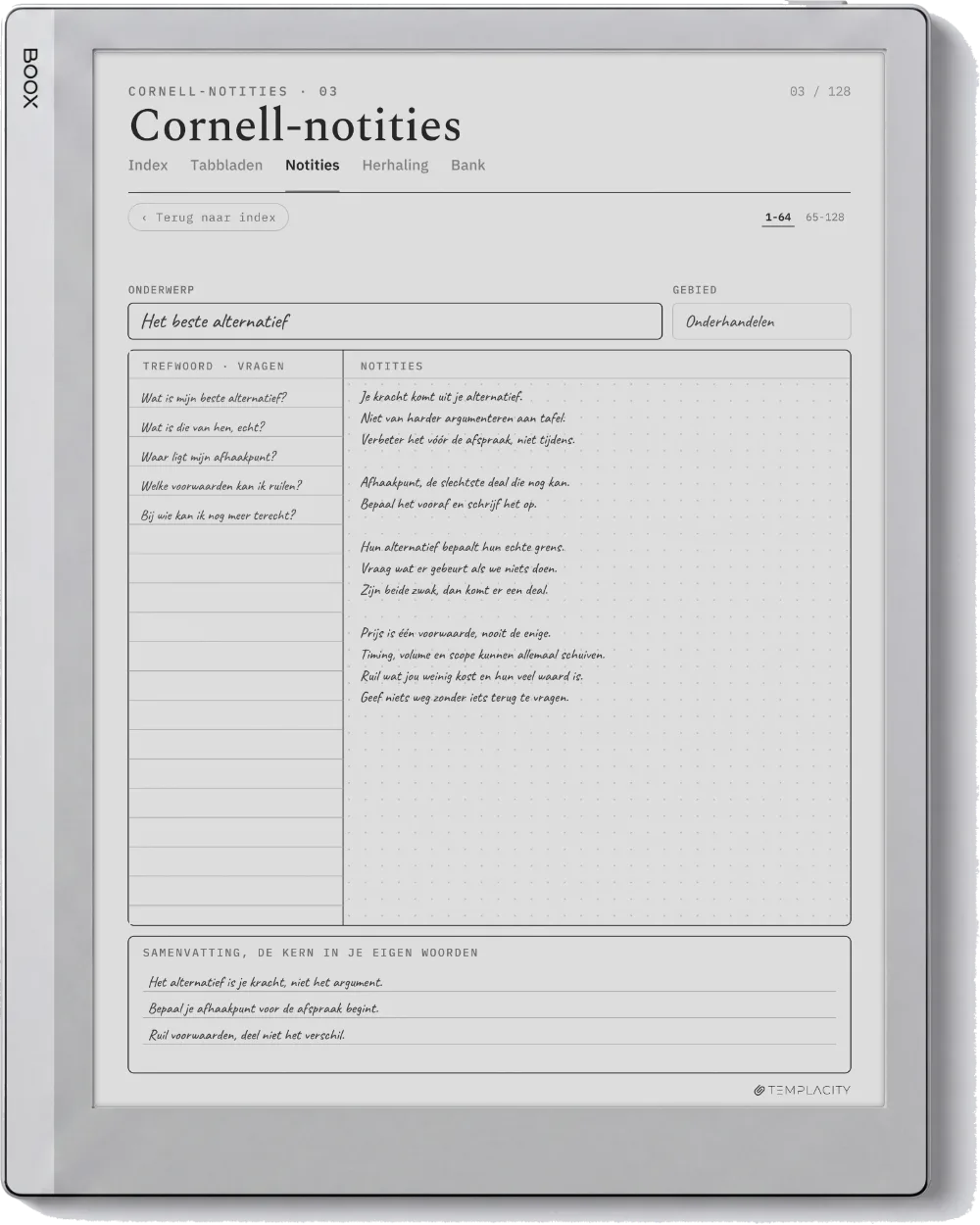 The Planner op de Boox Go 10.3