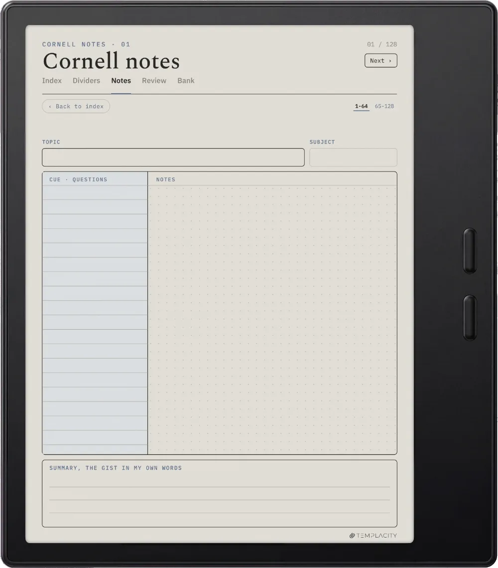 The Planner The Layout