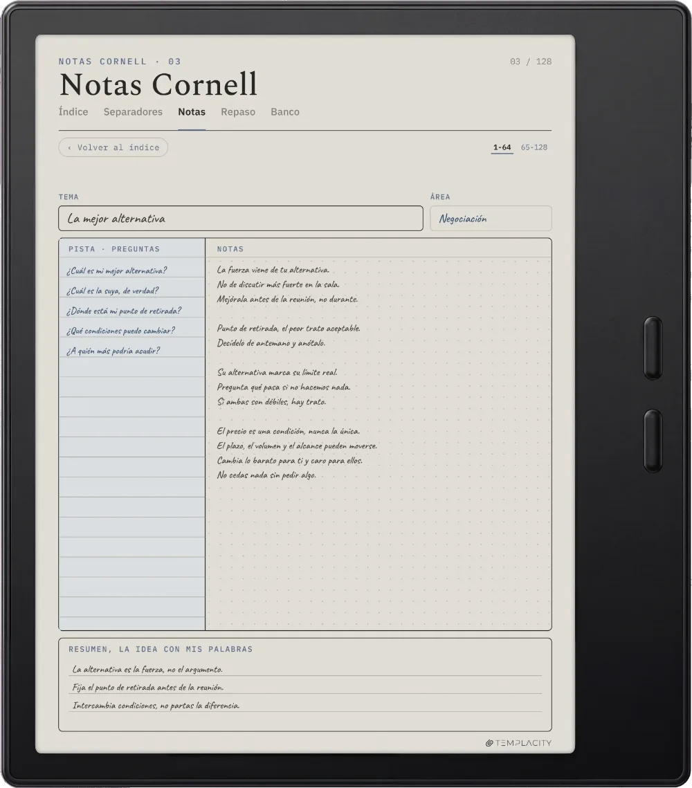 The Planner en el Boox Go Color 7 (Gen II)