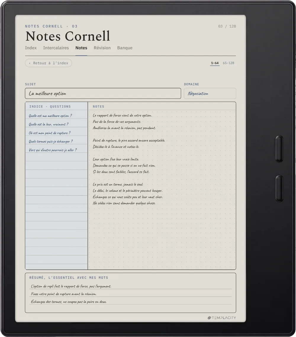 Le Planner sur la Boox Go Color 7 (Gen II)
