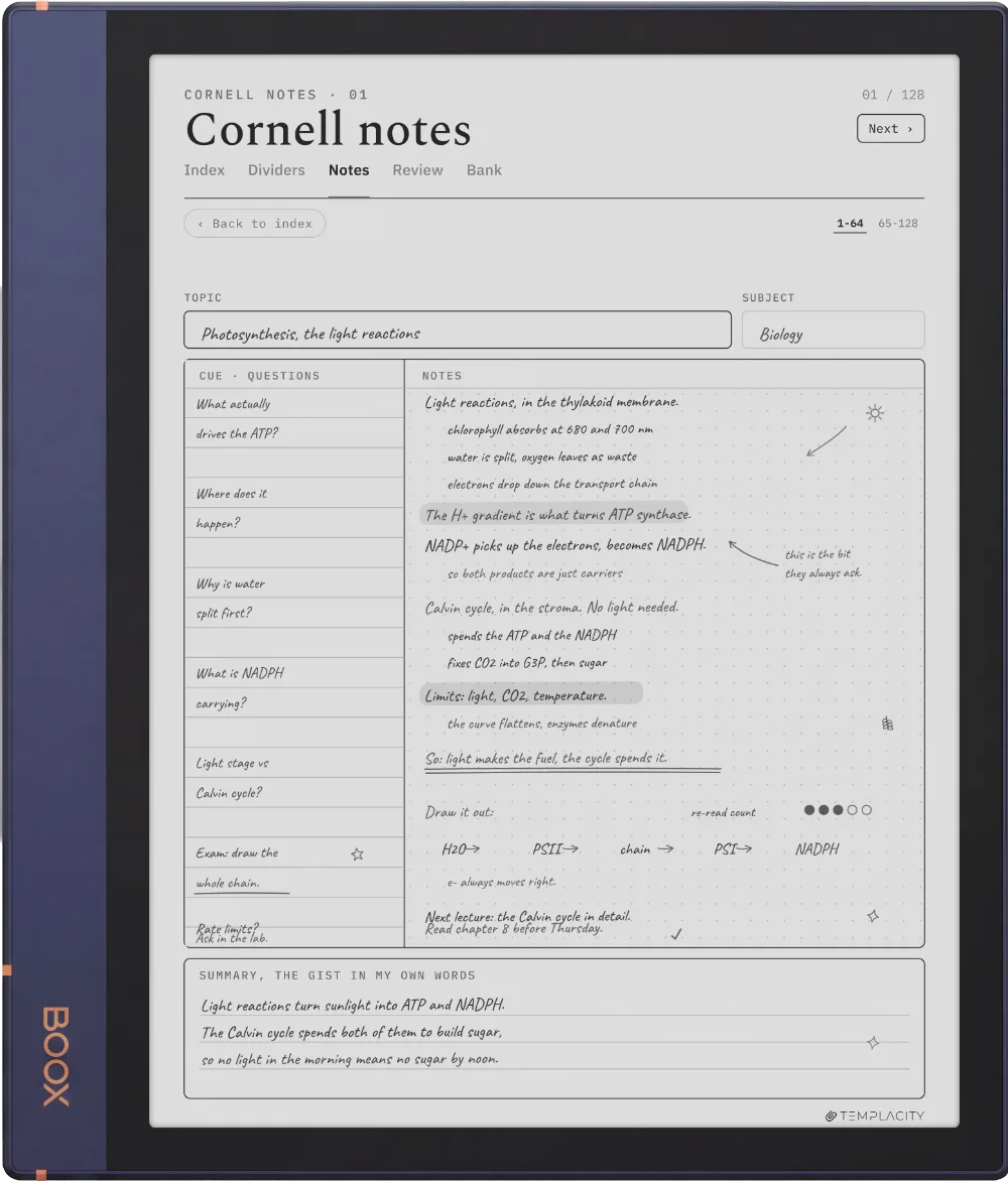 The Planner on the Boox Note Air2