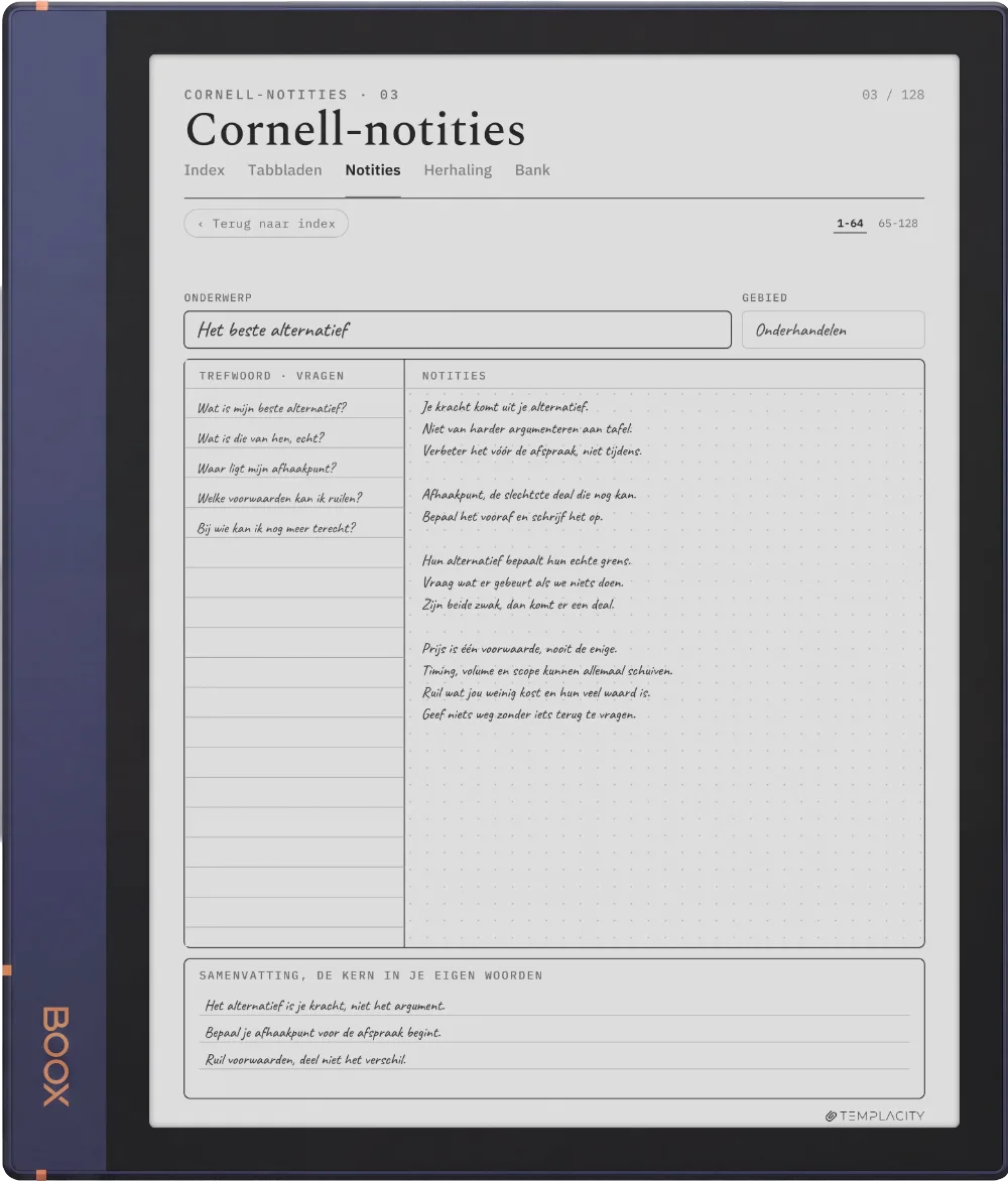 The Planner op de Boox Note Air2