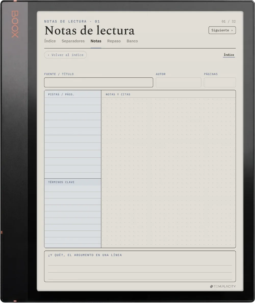 The Planner · Notas Cornell Boox Note Air3 C página 5