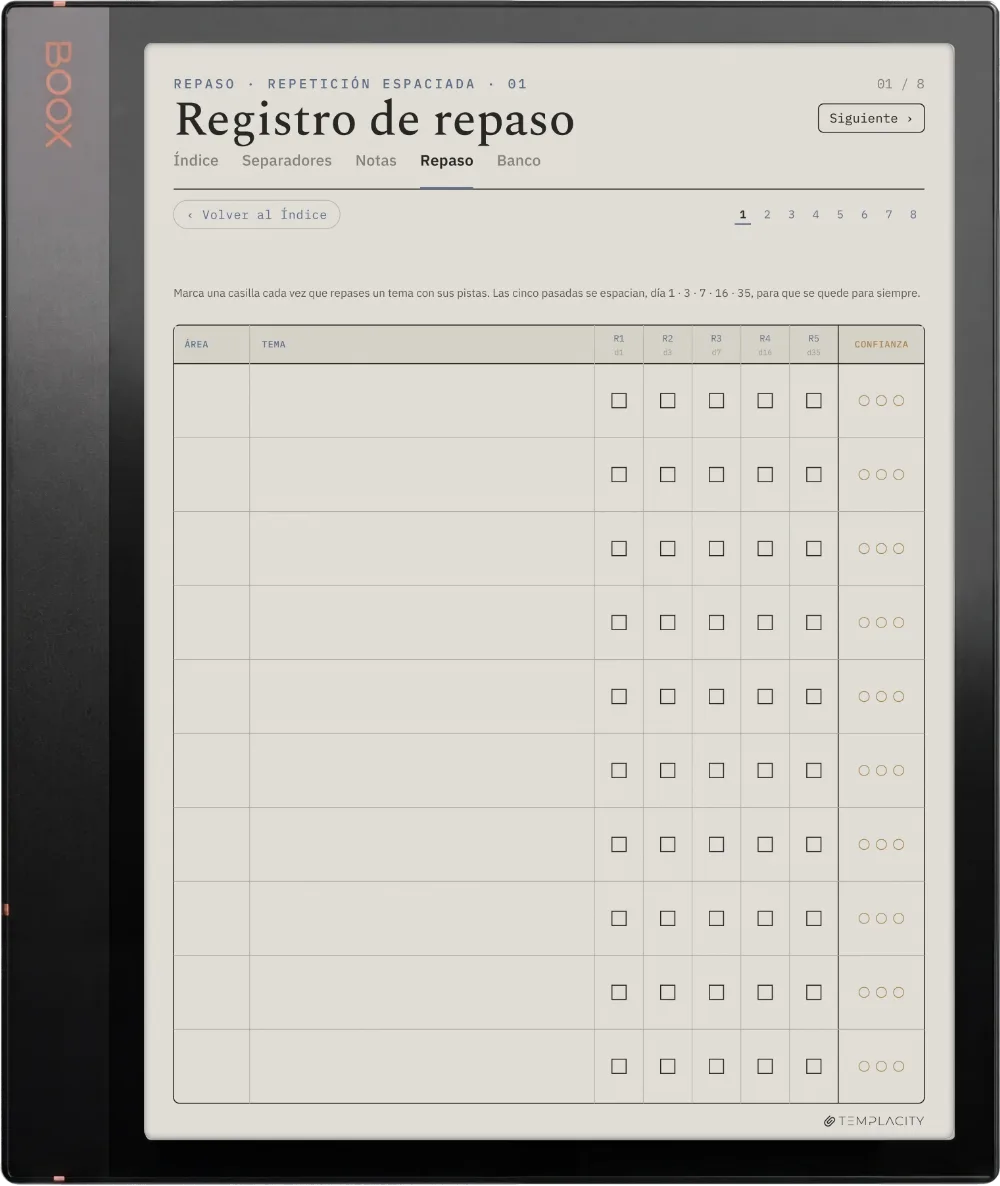 The Planner · Notas Cornell Boox Note Air3 C página 2