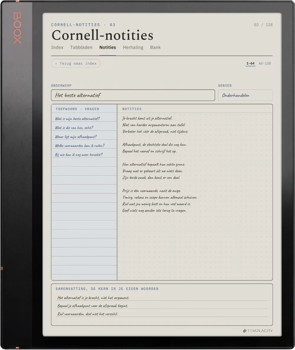 The Planner op de Boox Note Air3 C