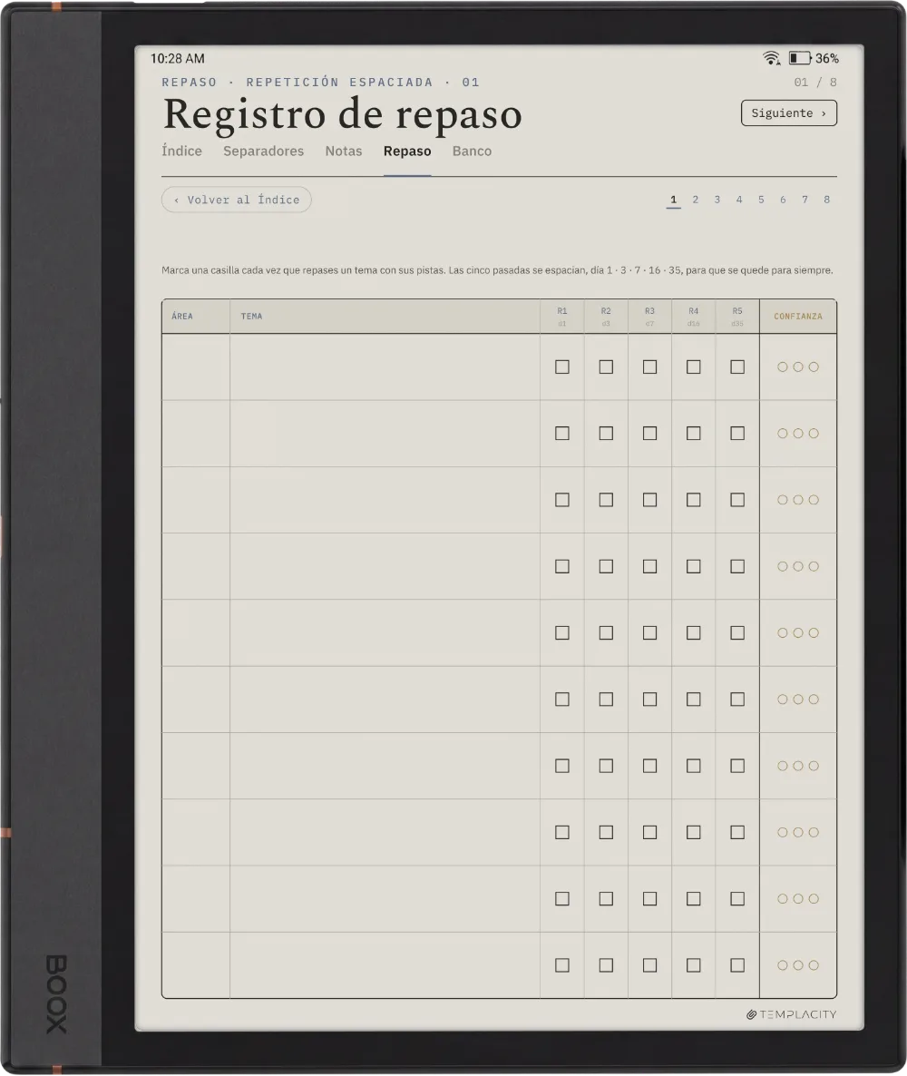 The Planner · Notas Cornell Boox Note Air4 C página 2