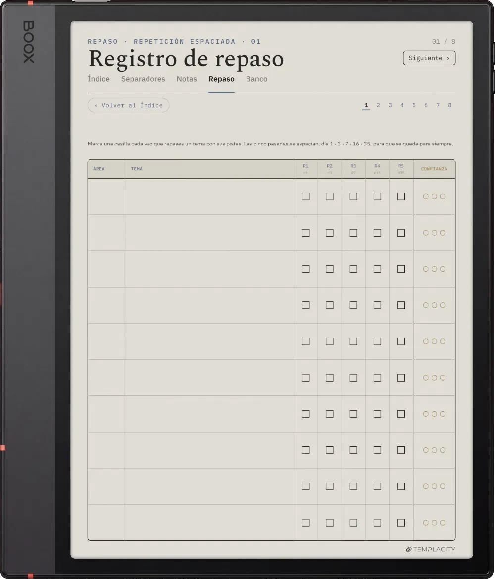 The Planner · Notas Cornell Boox Note Air5 C página 2