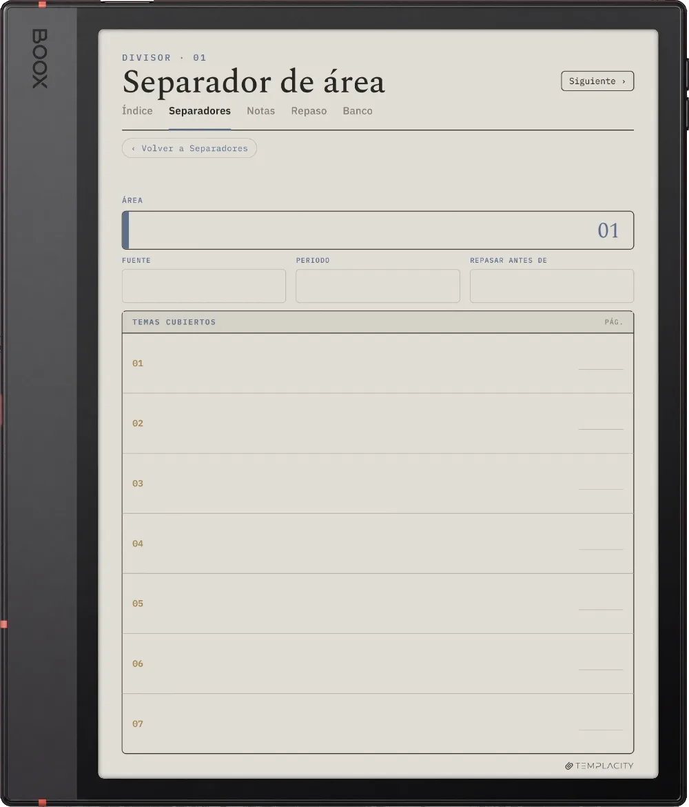The Planner · Notas Cornell Boox Note Air5 C página 4