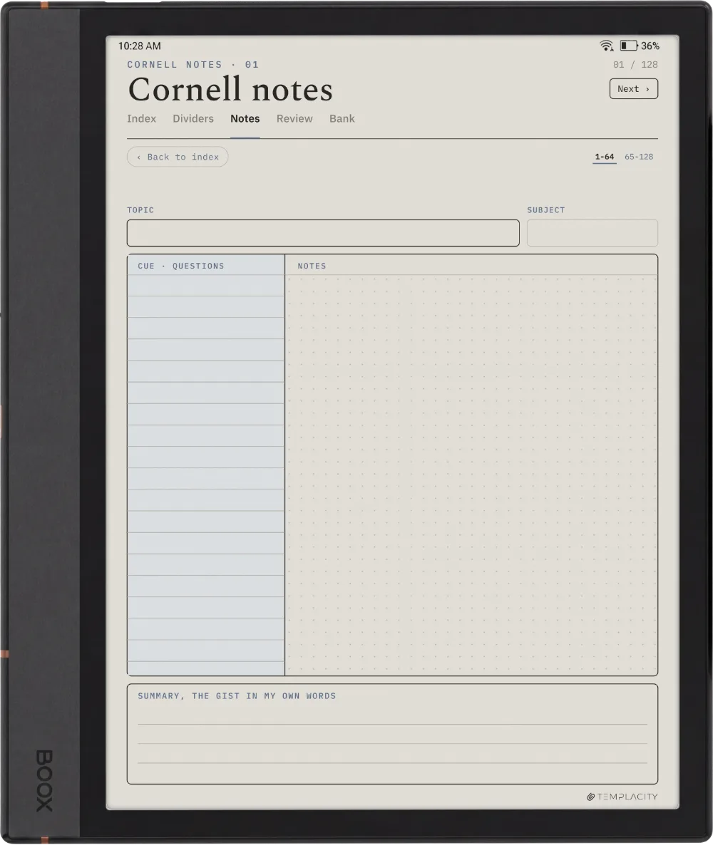 The Planner The Layout