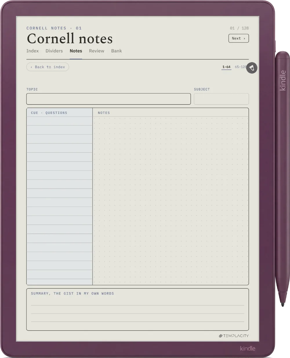 The Planner The Layout
