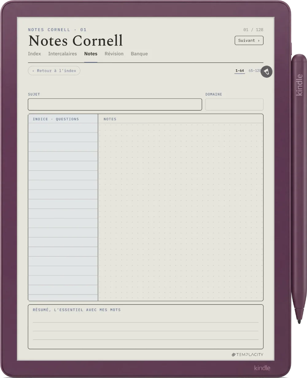 Le planner : la mise en page