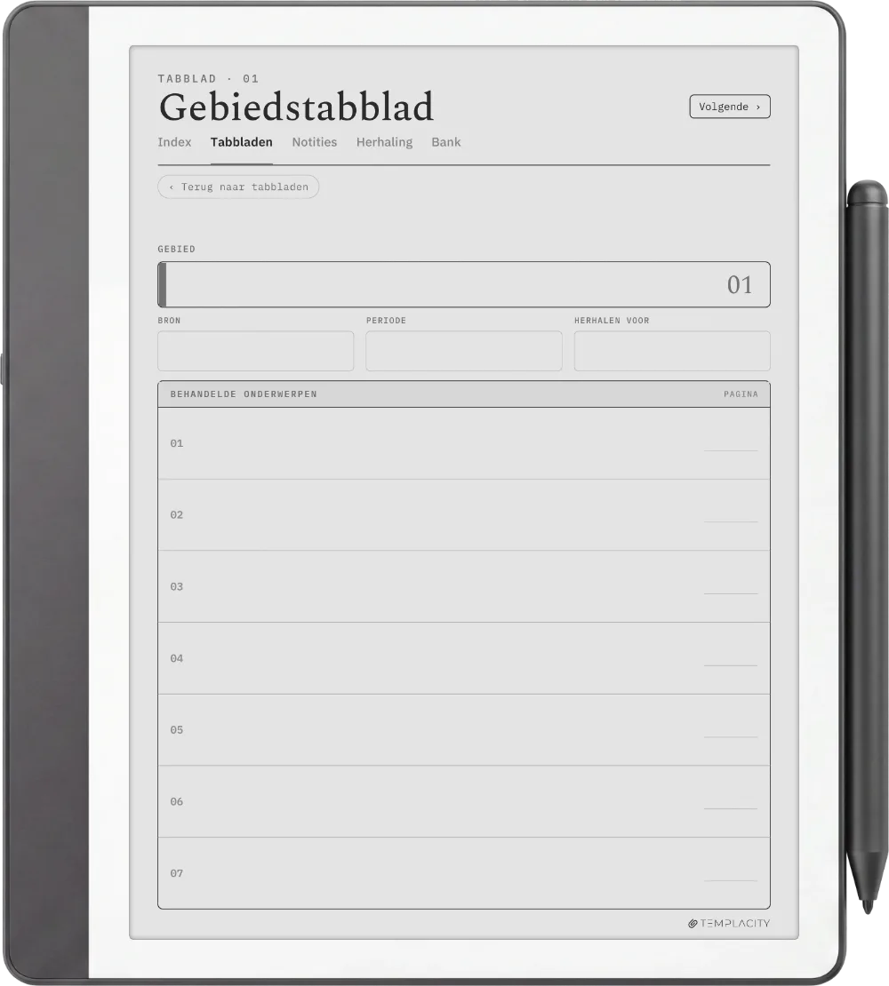 The Planner · Cornell-notities Kindle Scribe pagina 4