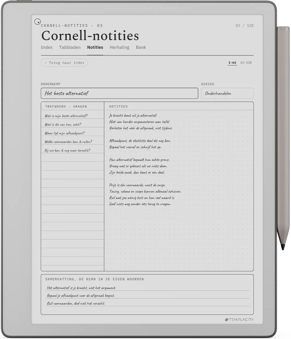 The Planner op de reMarkable Paper Pure