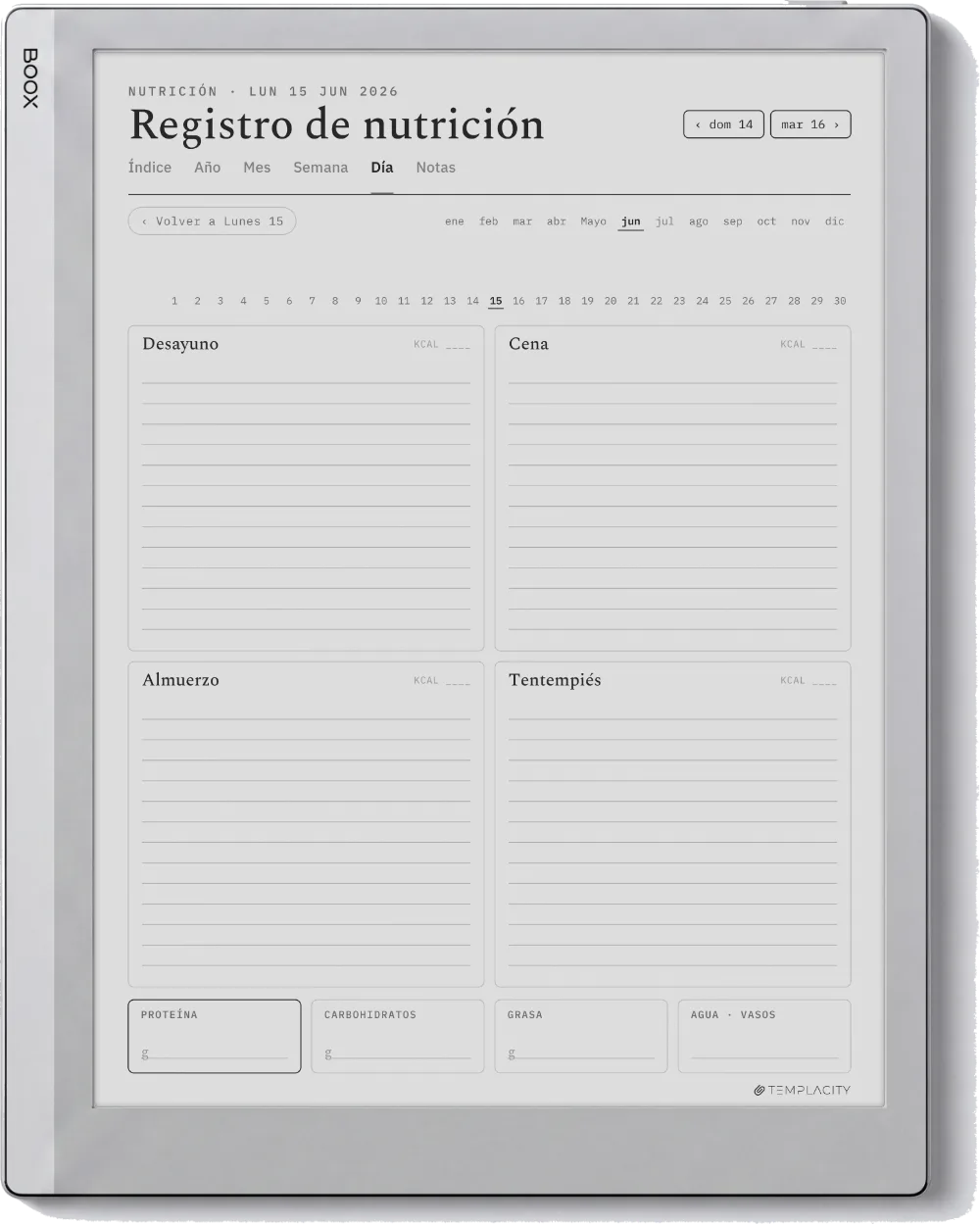 The Planner · Entrenamiento Boox Go 10.3 página 3