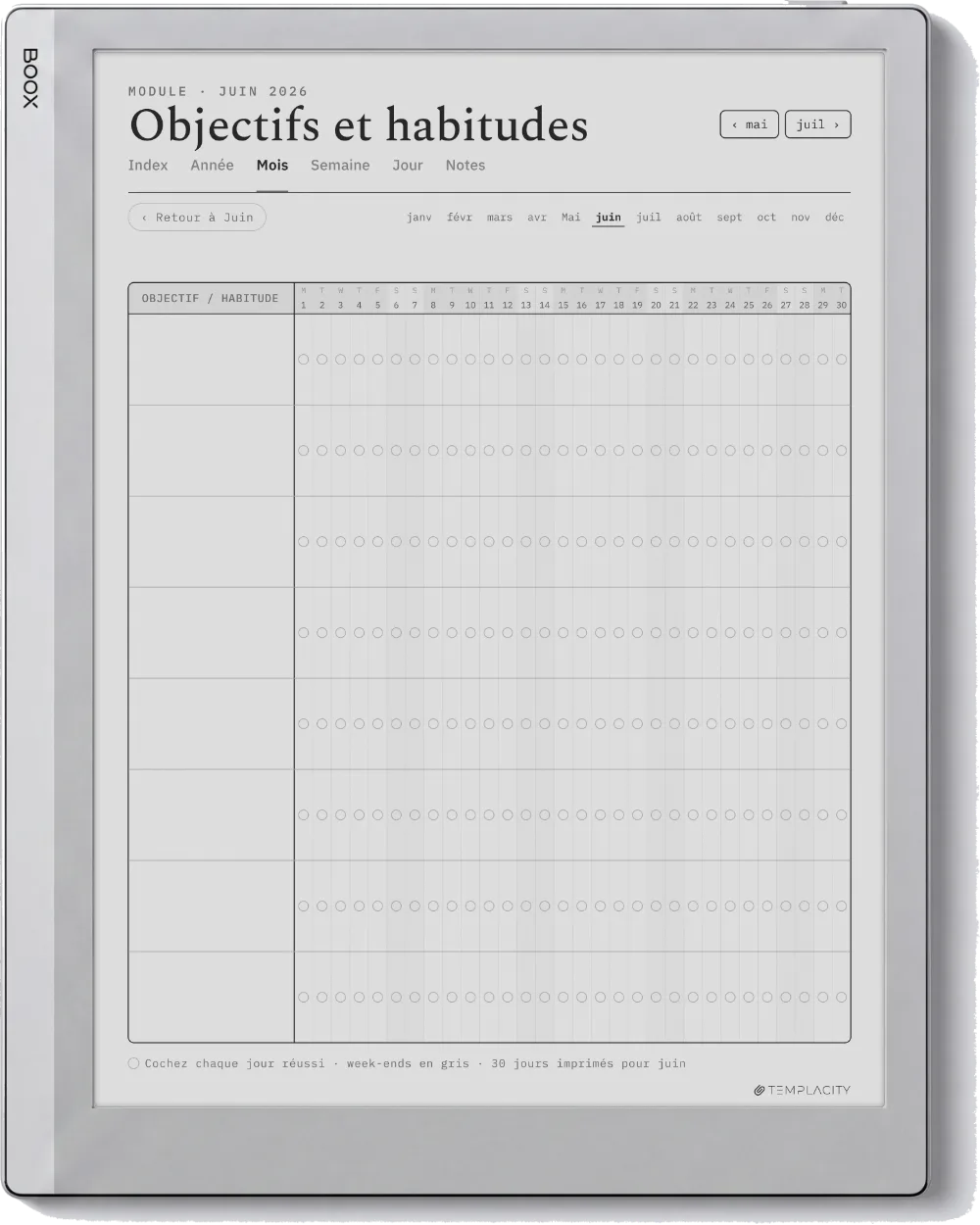 The Planner · Entraînement Boox Go 10.3 page 5