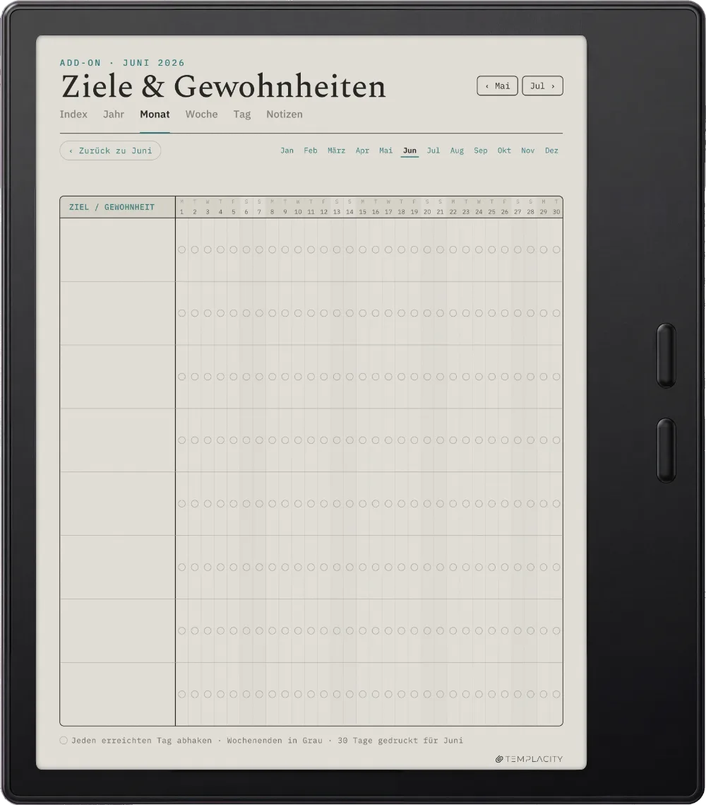 The Planner · Workout Boox Go Color 7 (Gen II) Seite 5