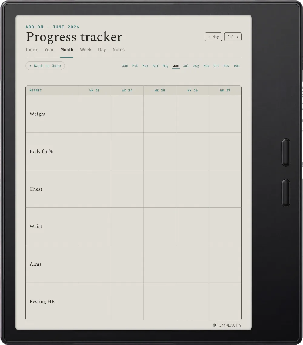 The Planner · Workout Boox Go Color 7 (Gen II) page 4