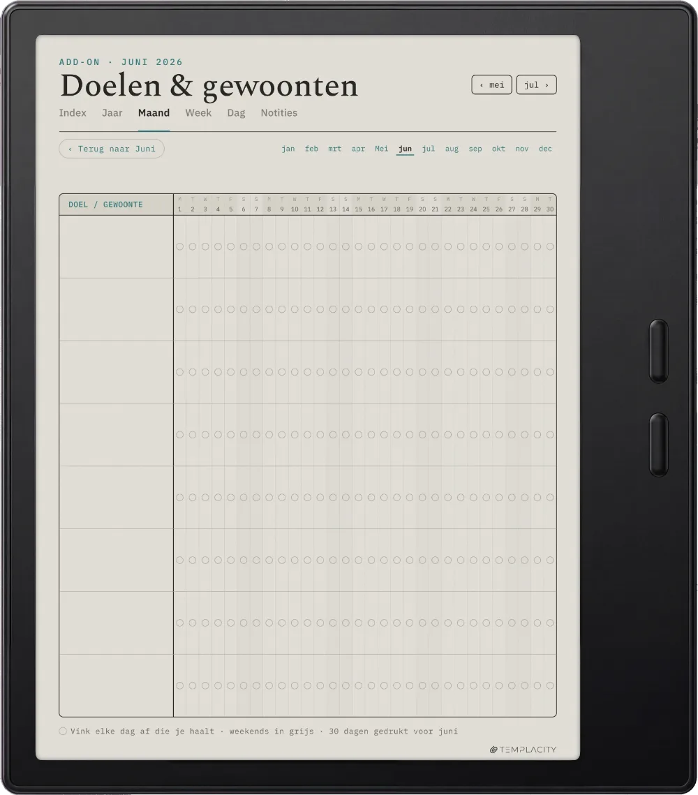The Planner · Workout Boox Go Color 7 (Gen II) pagina 5