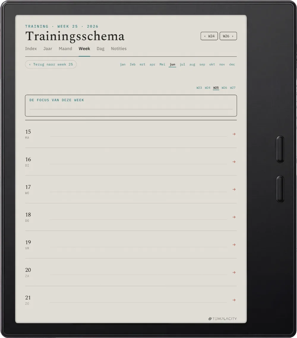The Planner · Workout Boox Go Color 7 (Gen II) pagina 2