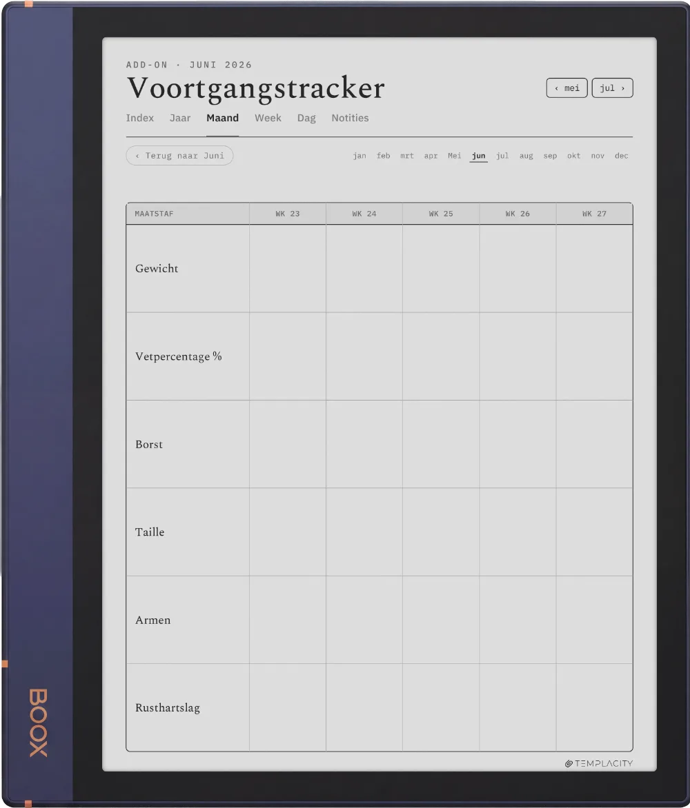 The Planner · Workout Boox Note Air2 pagina 4