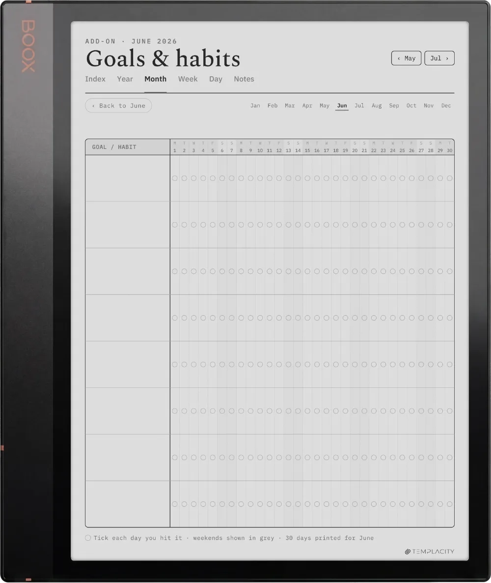 The Planner · Workout Boox Note Air 3 page 5
