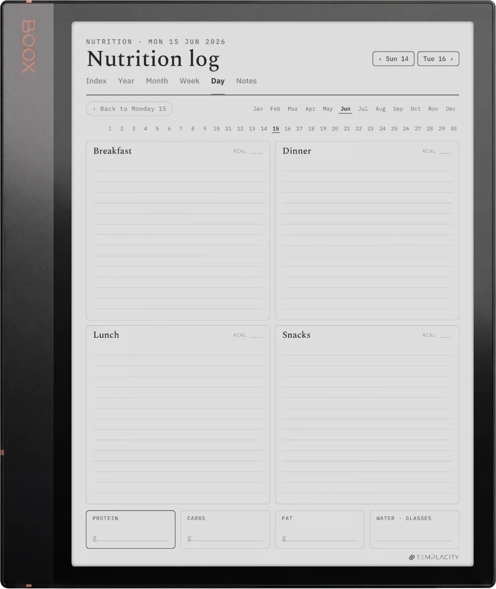 The Planner · Workout Boox Note Air 3 page 3