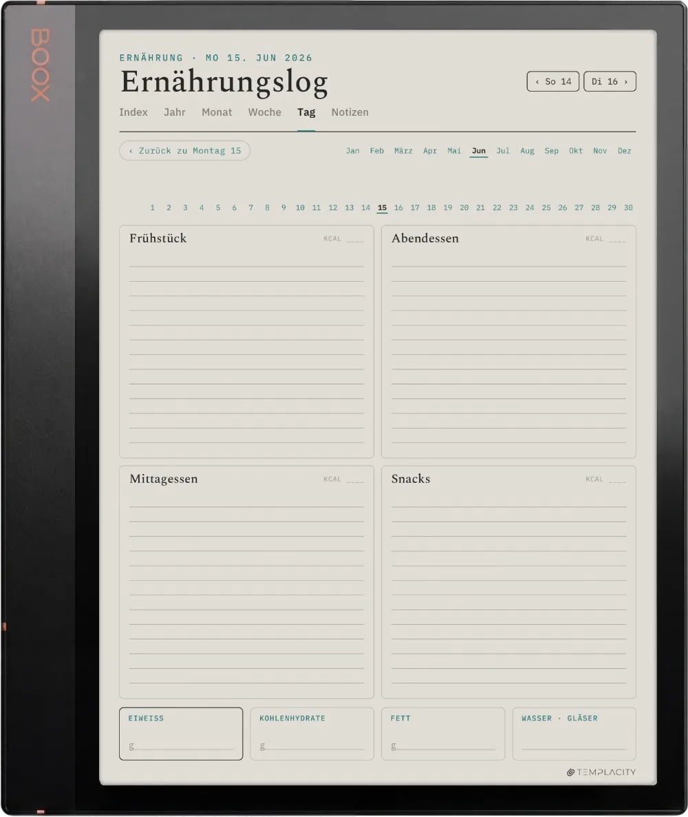 The Planner · Workout Boox Note Air3 C Seite 3